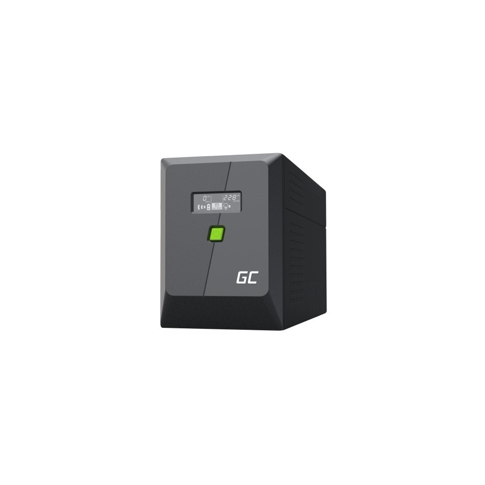 GREENCELL Green Cell , Linjeinteraktiv, 2 kVA, 1200 W, Pseudo sine, 22...
