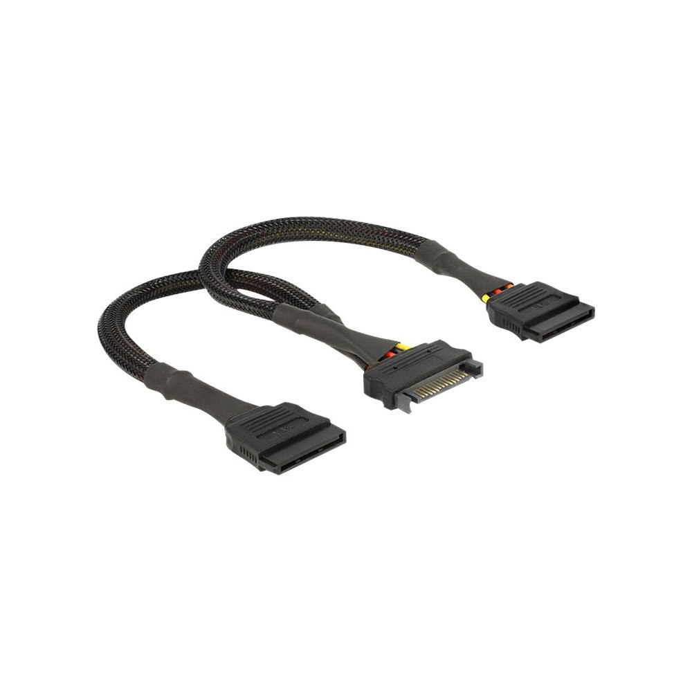 DeLOCK Delock - strömkabel - SATA-ström till SATA-ström - 25 cm