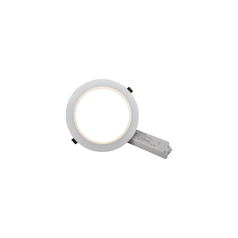 Solar Plus Plano Basic Downlight Ø230mm Vit, 3 540-3 840lm, 3 000K/4 00...