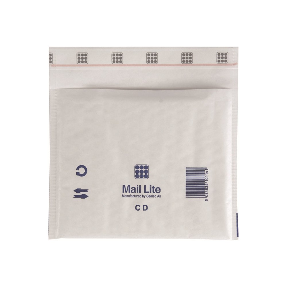 SEALED AIR NORGE AS Mail Lite CD - kuvert - 160 x 180 mm - öppen sida - paket med 100