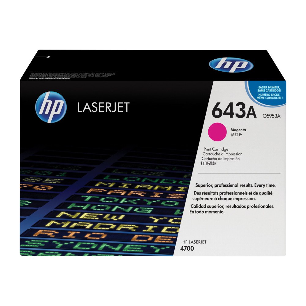 HP HP 643A - magenta - original - LaserJet - tonerkassett (Q5953A)