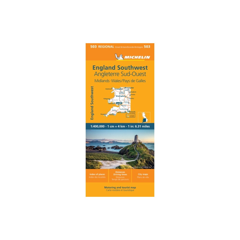 Michelin Editions Des Voyages Wales - Michelin Regional Map 503