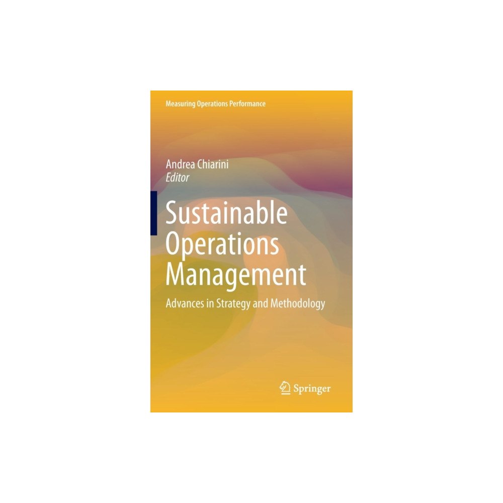 Springer International Publishing AG Sustainable Operations Management (inbunden, eng)