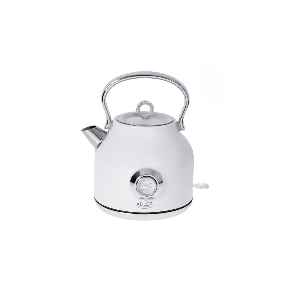 ADLER Adler AD 1346, 1,7 l, 2200 W, Metallisk, Vit, Rostfritt stål...