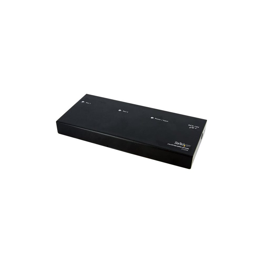 StarTech.com StarTech.com 2 Port DVI Video Splitter with Audio - DVI Splitter with Audio - 2 Port DVI Splitter - DVI Video Splitter (...