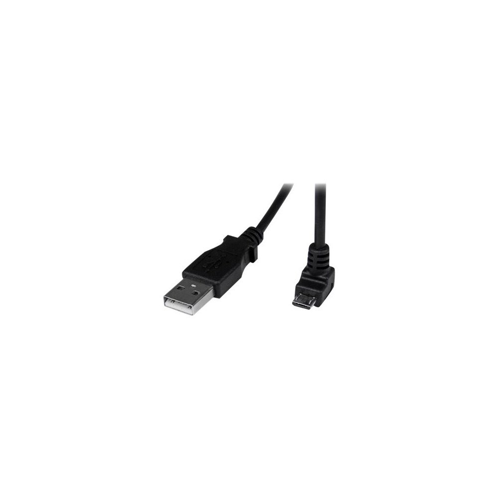 StarTech.com StarTech.com 2m Micro USB Cable Cord - A to Down Angle Micro B - Down Angled Micro USB Cable - 1x USB A (M), 1x USB Micr...
