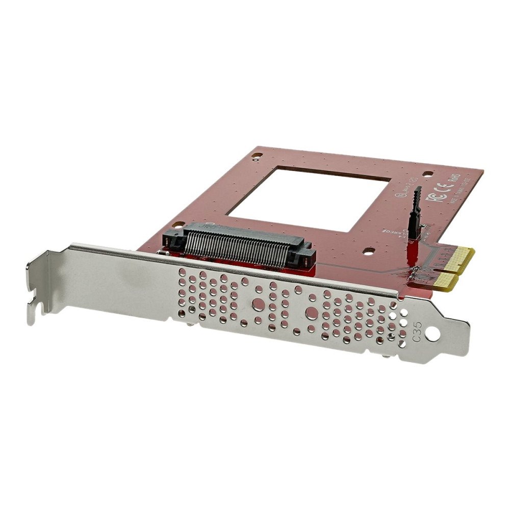 StarTech.com StarTech.com U.2 till PCIe-adapter för 2,5" U.2 NVMe SSD - SFF-8639 - x4 PCI Express 4.0 - gränssnittsadapter - Ultra M....