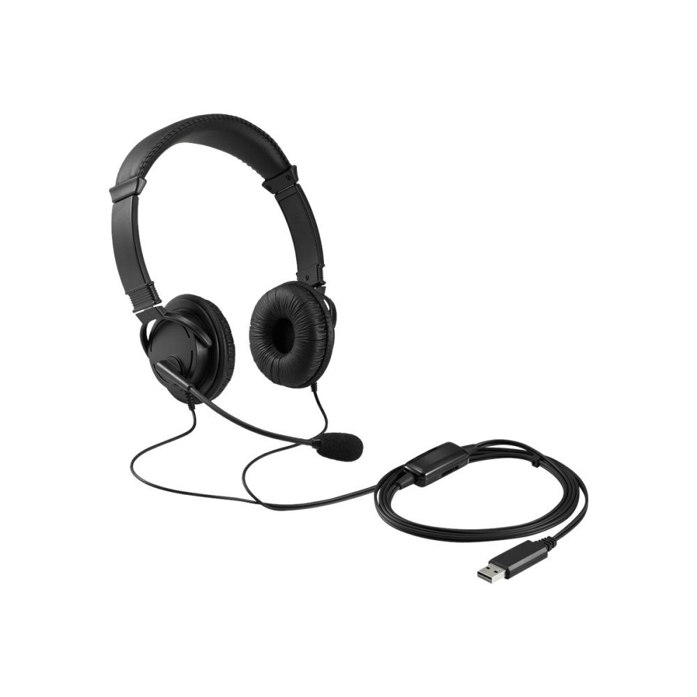 Kensington Computer Products Group Kensington USB Hi-Fi Headphones - hörlurar med mikrofon - USB