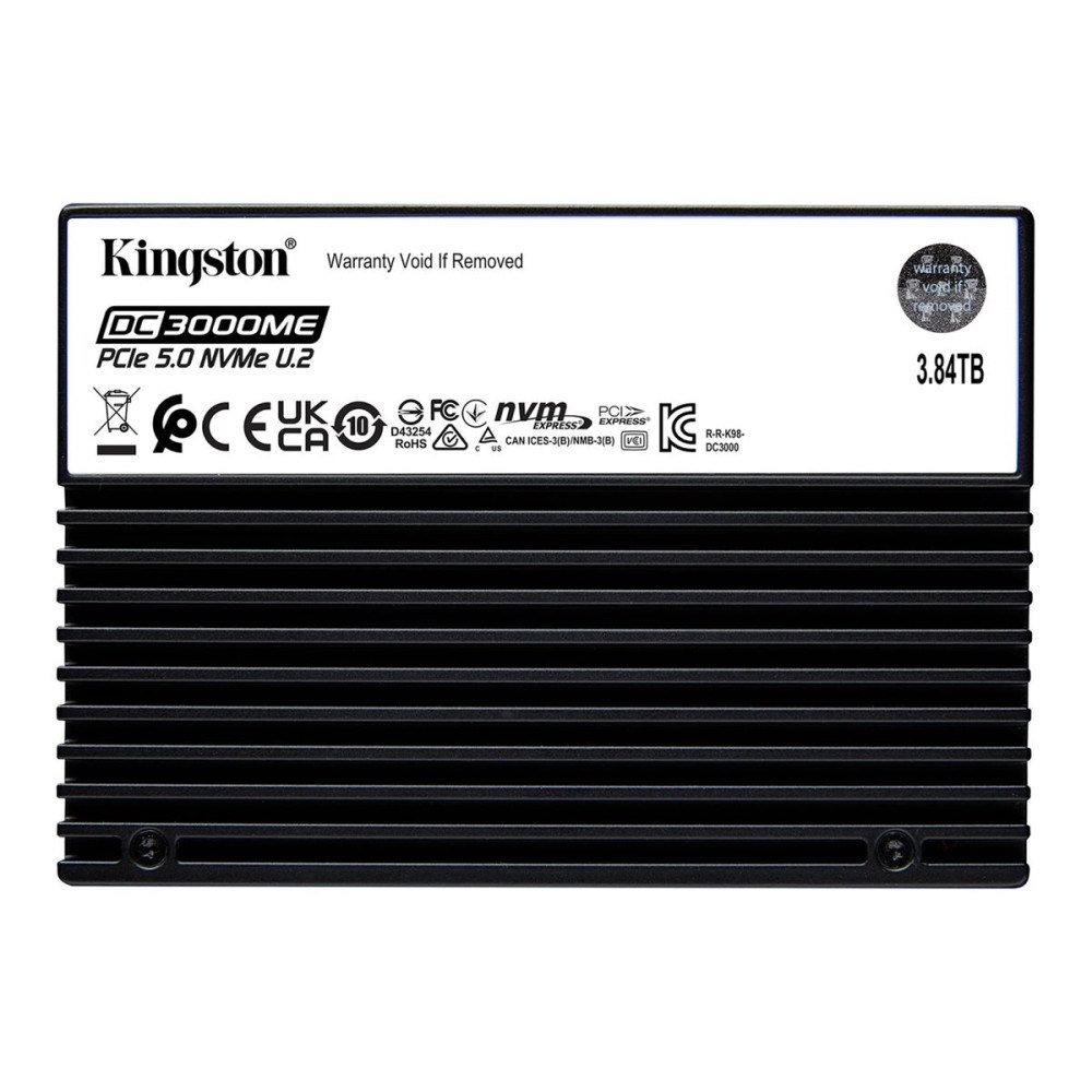 Kingston Technology Kingston DC3000ME - SSD - Enterprise - 3.84 TB - U.2 PCIe 5.0 x4 (NVMe)
