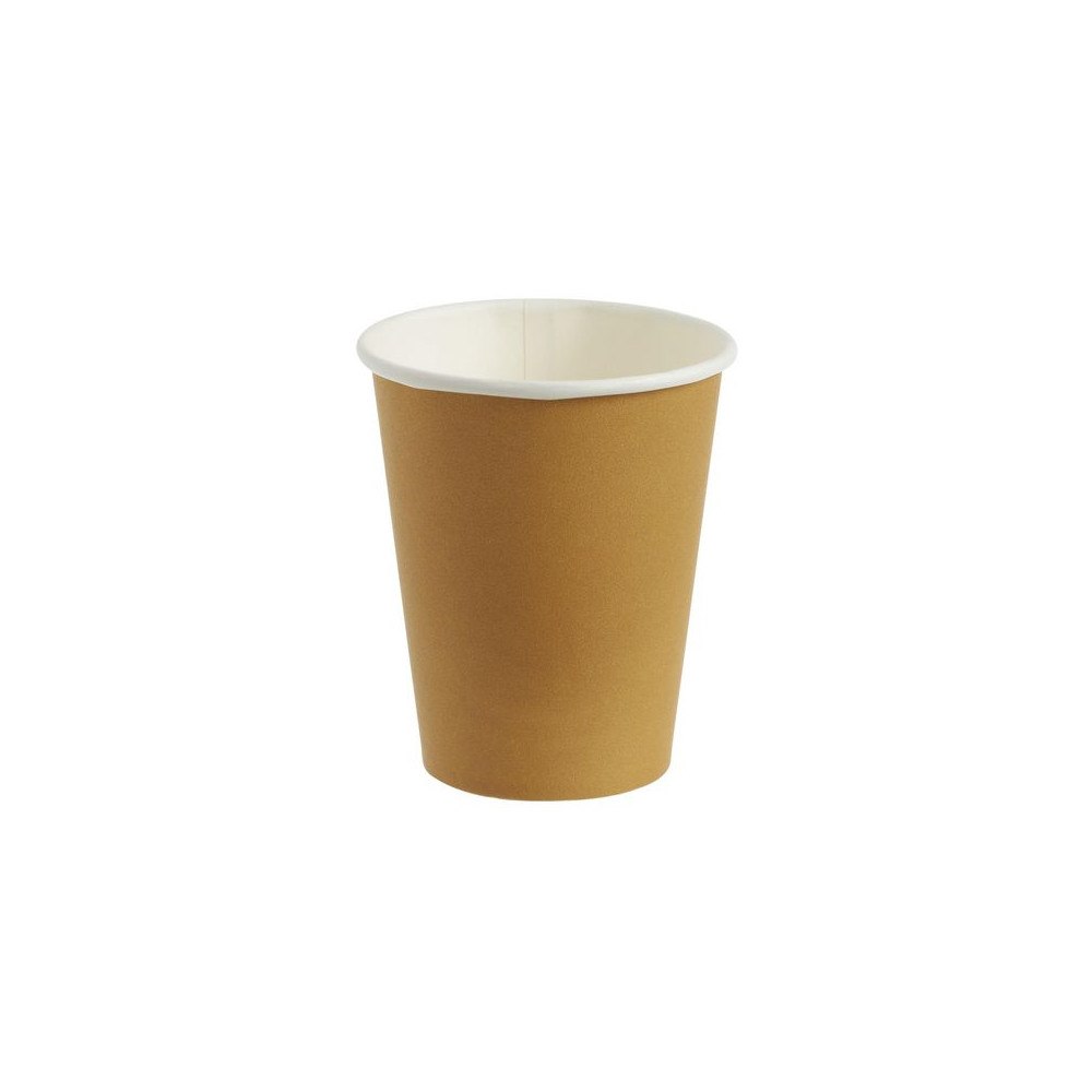 Festive Pappersbägare FESTIVE 18cl brun 50/fp