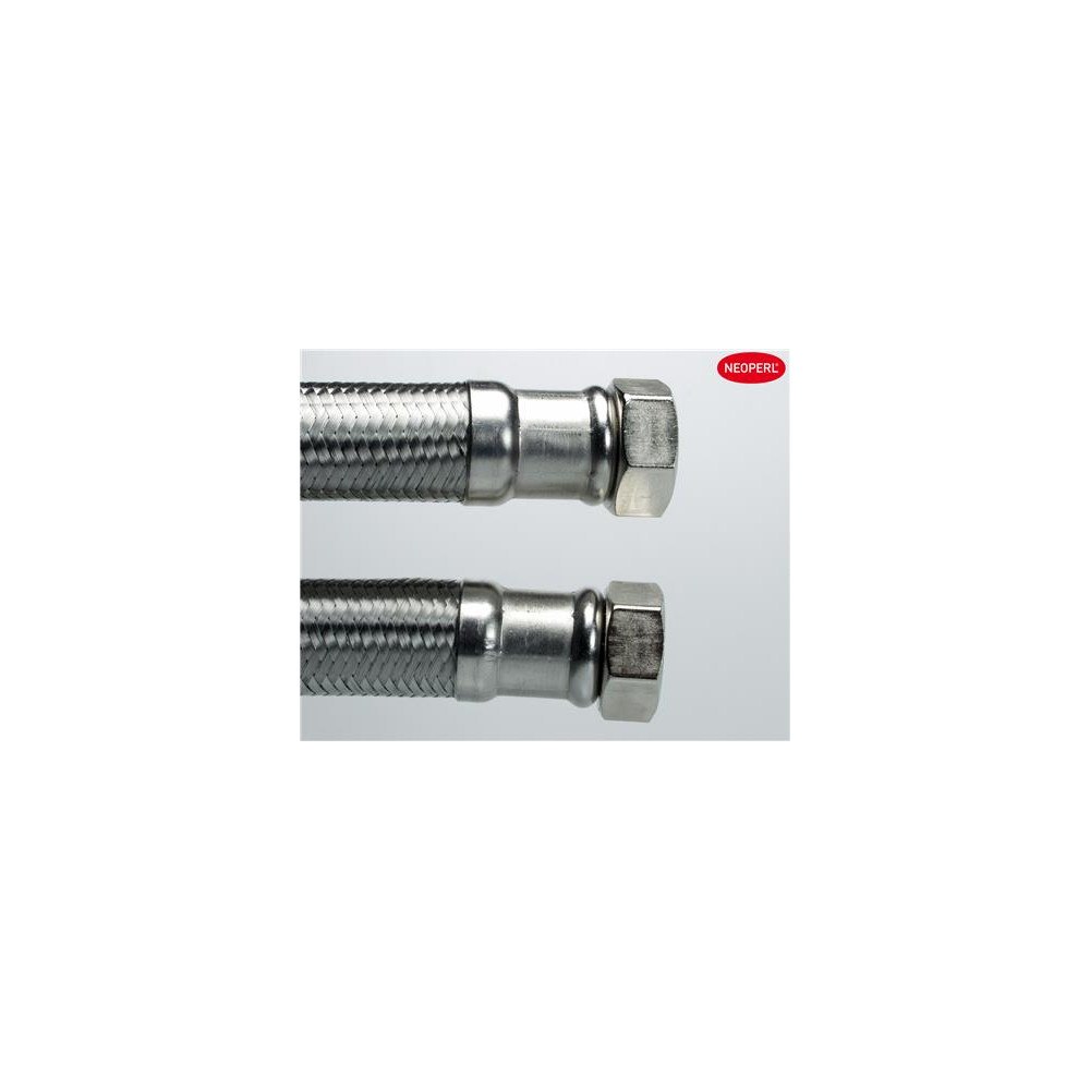 Solar Plus Pannslang i EPDM-gummi med rostfri fläta max 70°. (Topp 90°)...