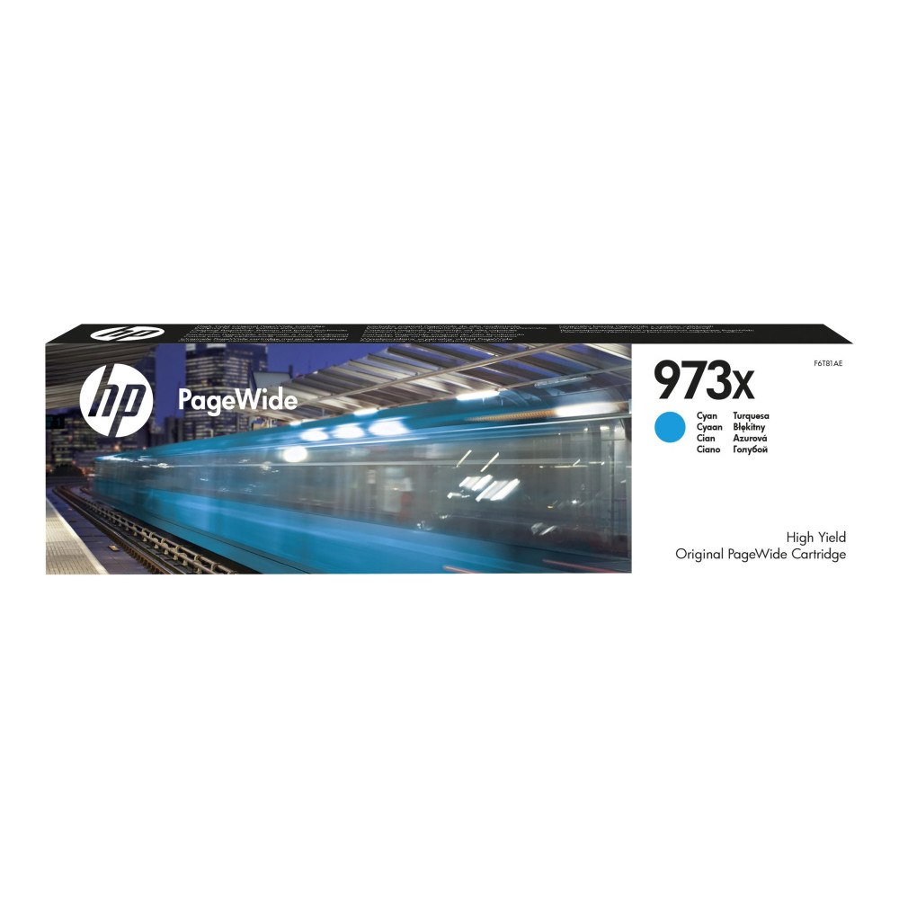 HP HP 973X - Lång livslängd - cyan - original - PageWide - bläckpatron