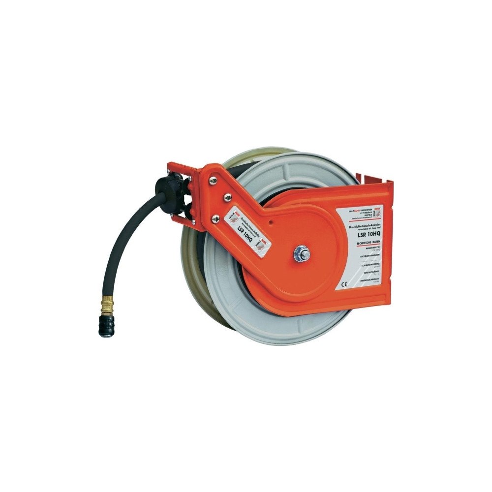 Holzmann Maschinen Holzmann Maschinen LSR10HQ Tryckluftshållare 10 m 10 bar Väg...