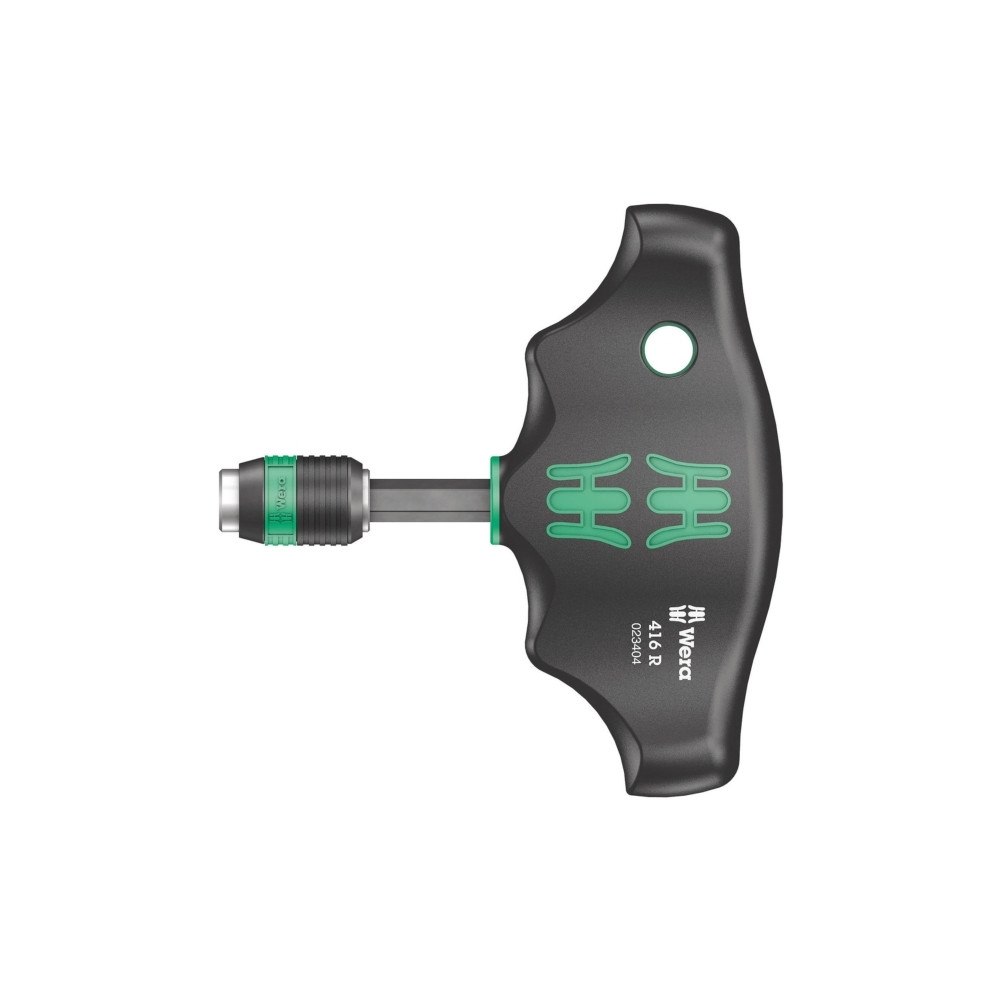 Wera Wera 416 R bitshållare med tvärhandtag och Rapidaptor snabbc...