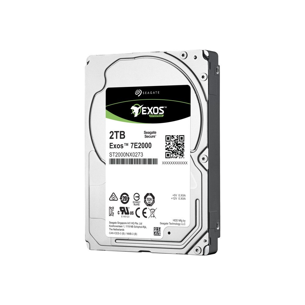 Seagate Seagate Exos 7E2000 ST2000NX0273 - hårddisk - 2 TB - SAS 12Gb/s