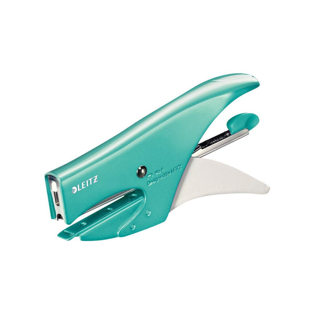 LEITZ Leitz WOW häfttång - 15 ark - metall - isblå