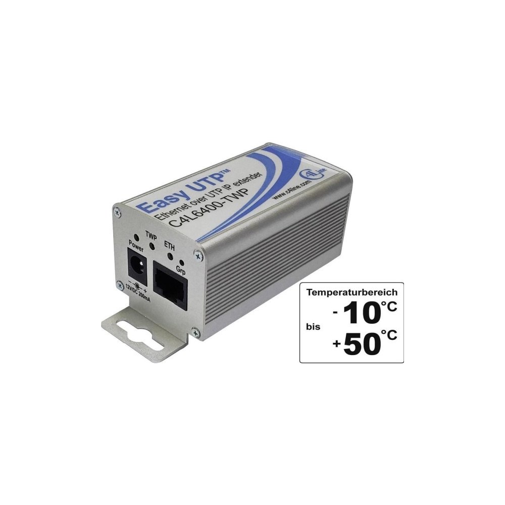 renkforce Renkforce RF-2555340 Nätverksförlängning 2-trådig Räckvidd (...