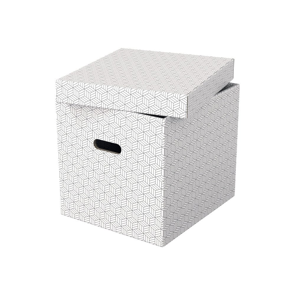 ESSELTE Esselte Cube - presentkartong - 36.5 cm x 32 cm x 31.5 cm - vit - paket med 3