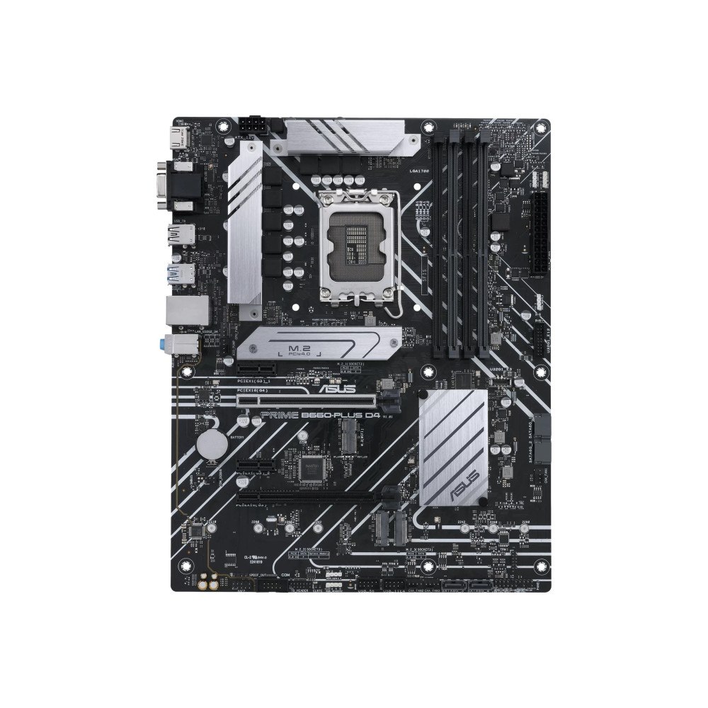 ASUS ASUS PRIME B660-PLUS D4 - moderkort - ATX - LGA1700-uttag - B660