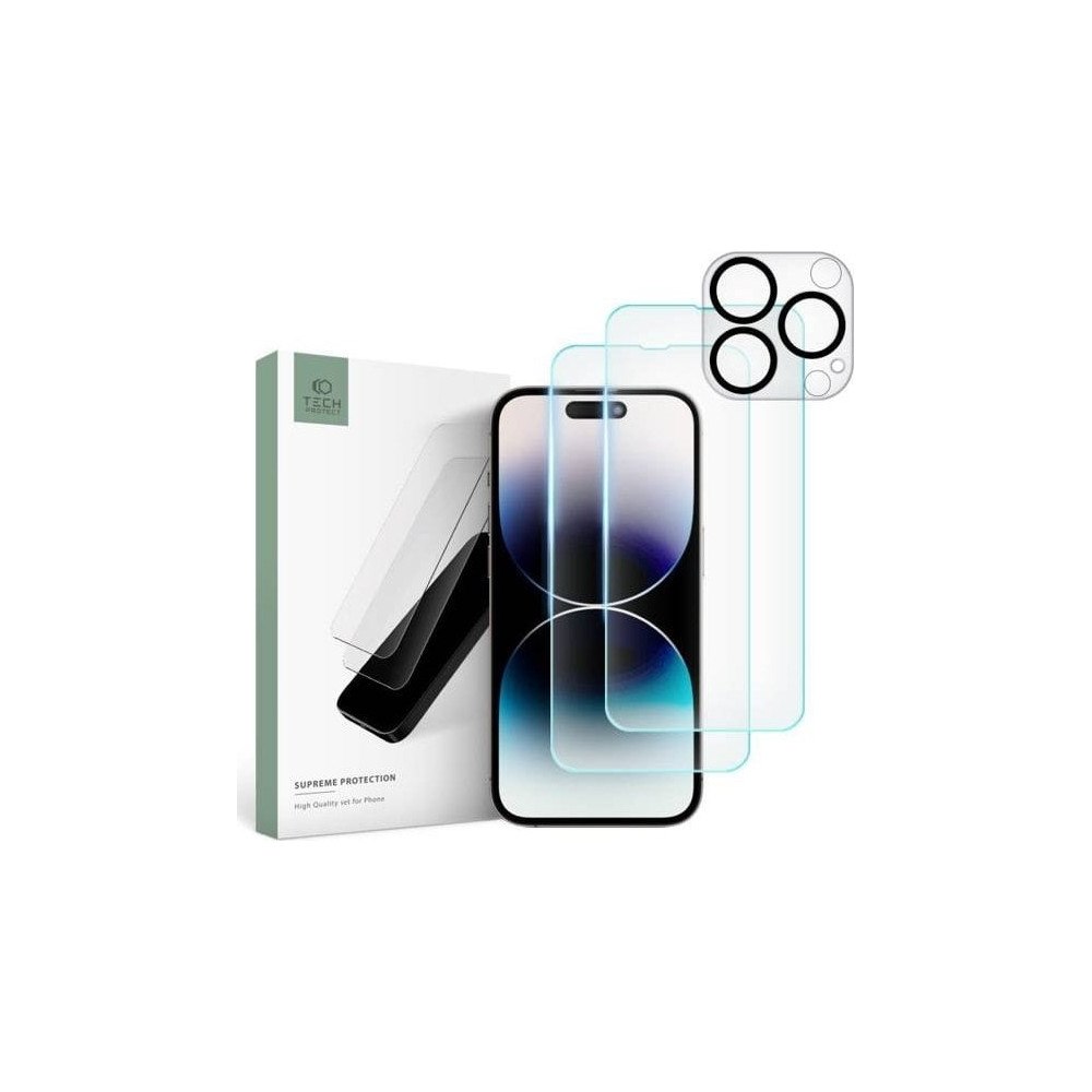 Tech-Protect Tech-Protect SZKŁO HARTOWANE TECH-PROTECT SUPREME SET IPHONE...