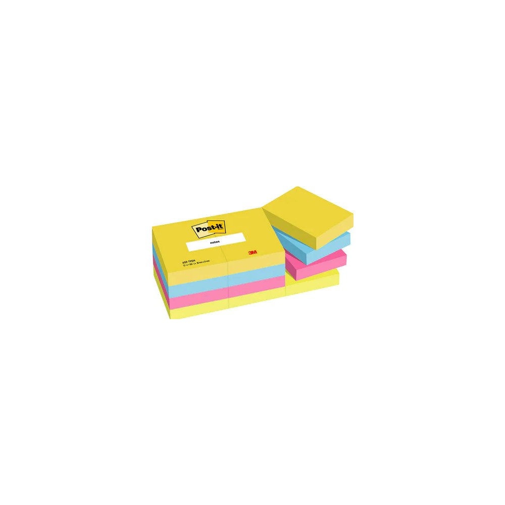 Post-it Post-It 653TFEN, Torg, Multifärg, papper, 38 mm, 51 mm, 100...