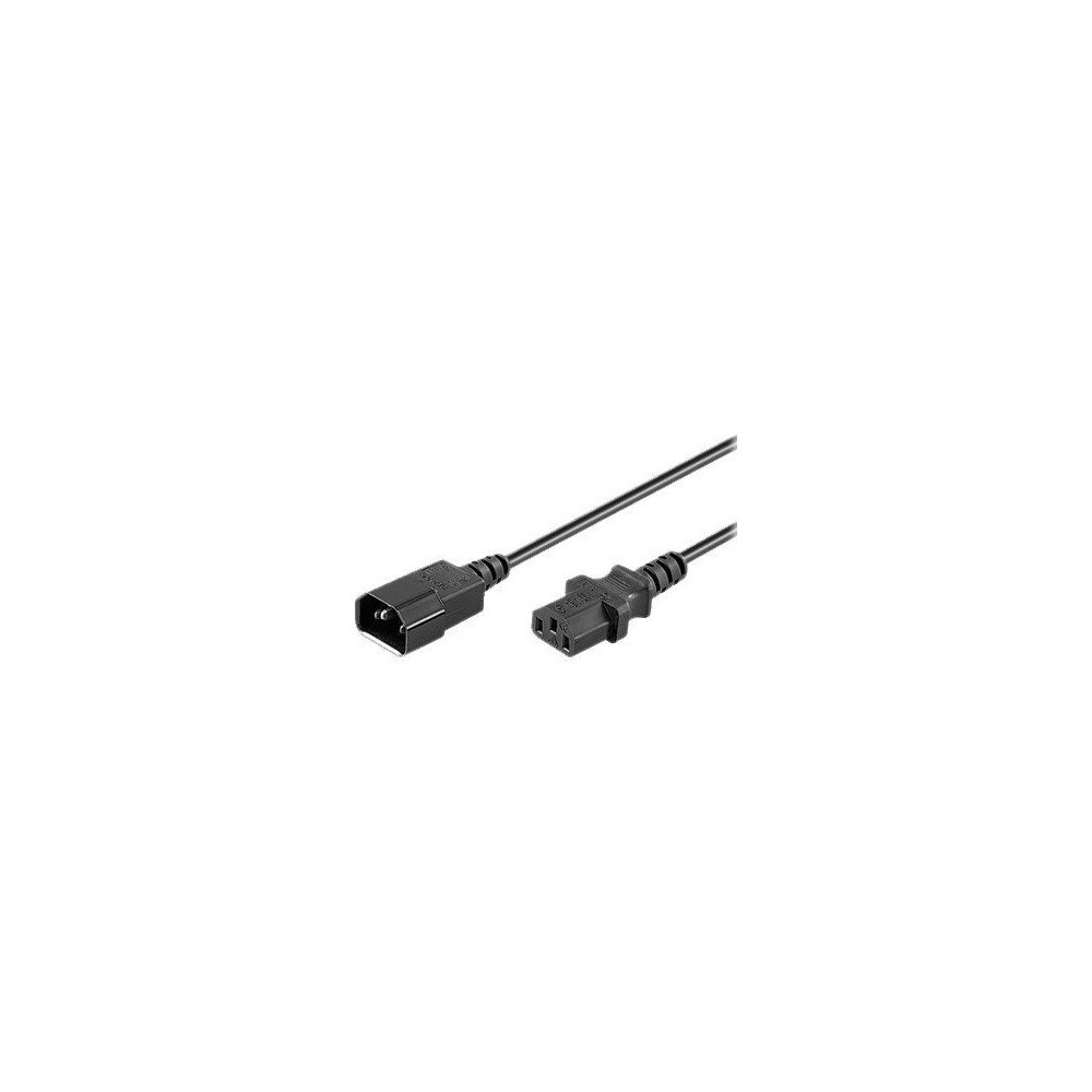 WENTRONIC GMBH goobay - förlängningskabel för ström - IEC 60320 C14 till power IEC 60320 C13 - 1.5 m