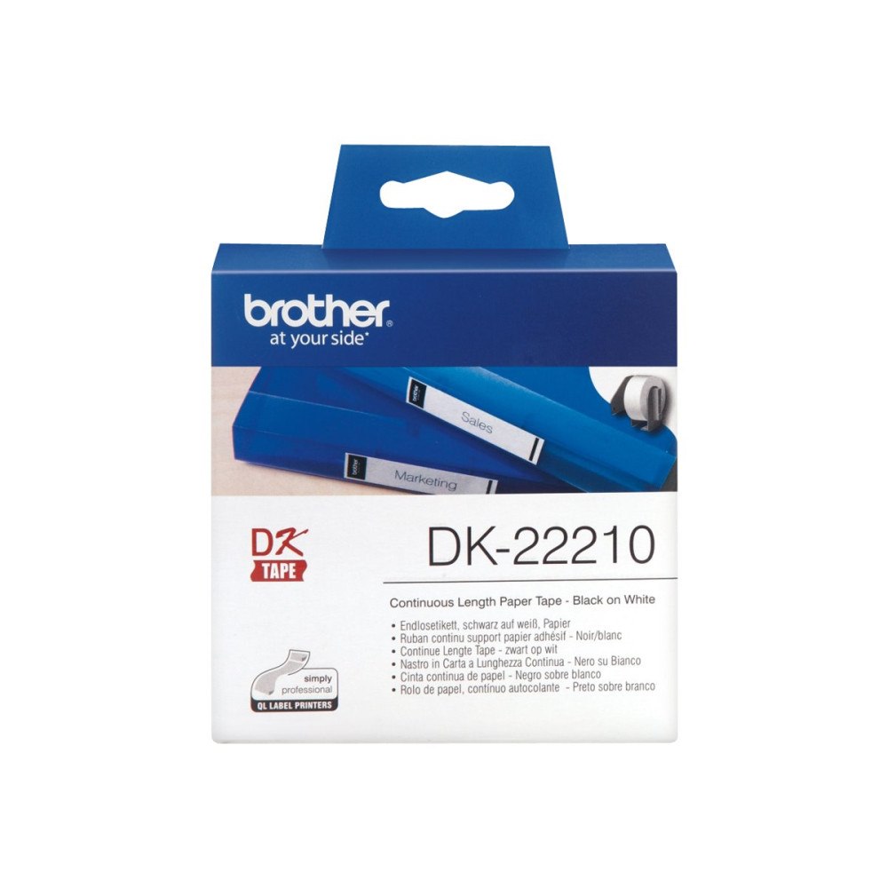 Brother Brother DK-22210 - etiketter - Rulle (2,9 cm x 30,5 m)