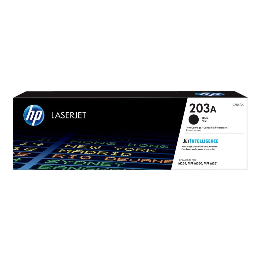 HP HP 203A - svart - original - LaserJet - tonerkassett (CF540A)