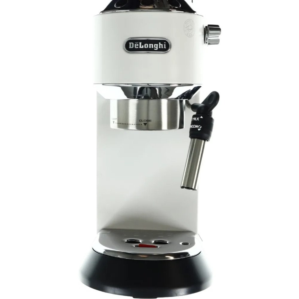 Delonghi De'Longhi DEDICA EC 685.W - kaffemaskin med mjölkskummare - 15 bar - vit