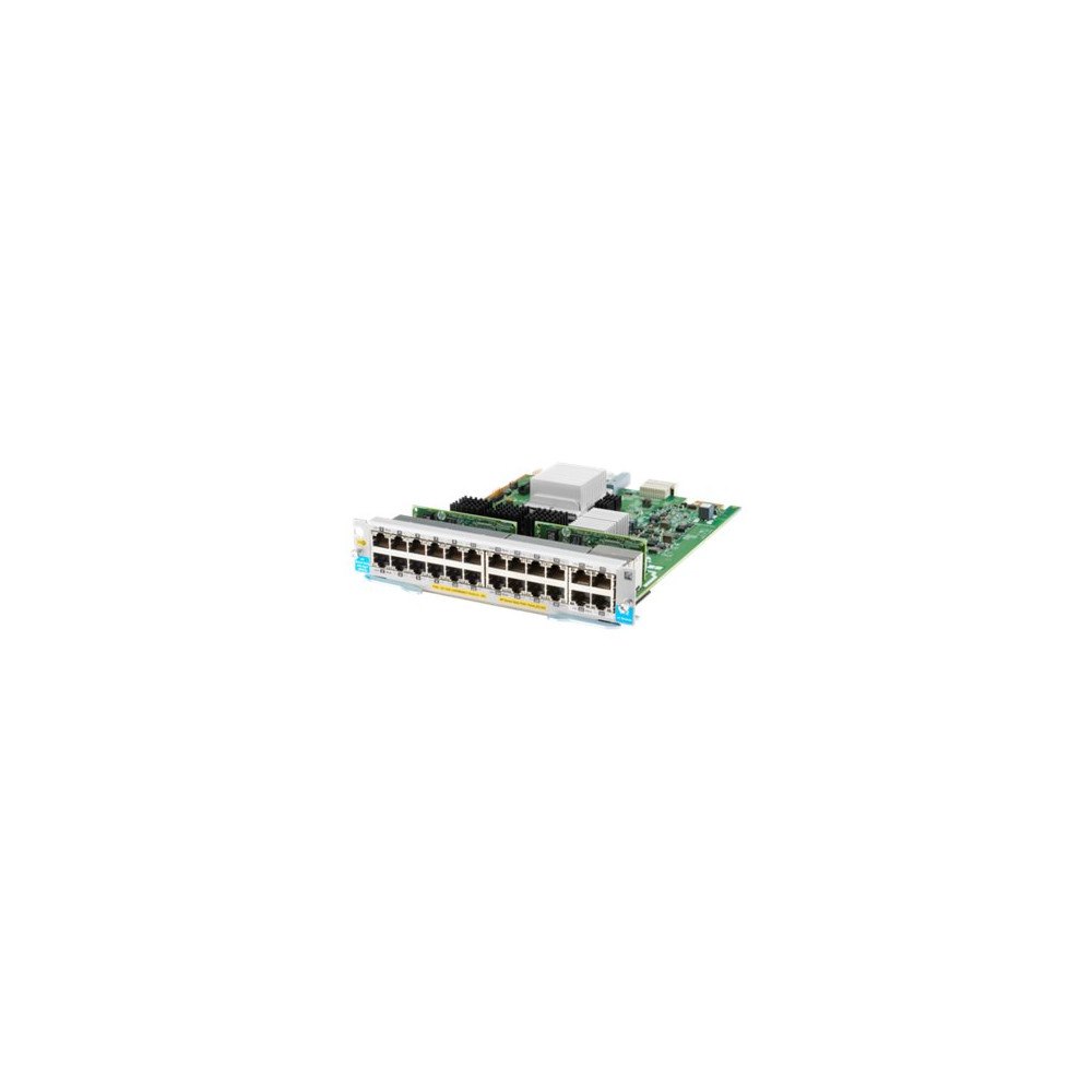 Hewlett Packard Enterprise HPE - expansionsmodul - Gigabit Ethernet (PoE+) x 20 + 1/2.5/5/10GBase-T (PoE+) x 4