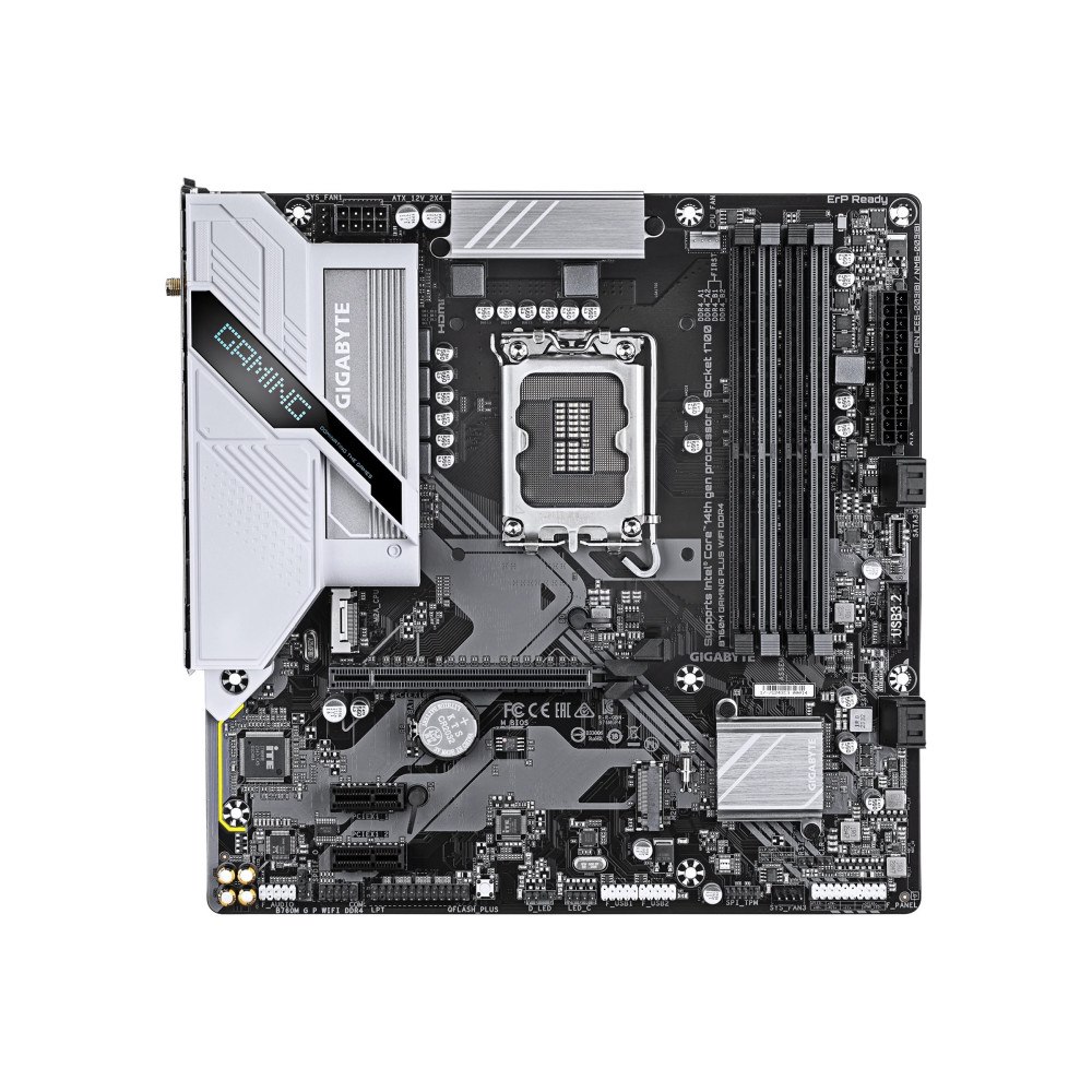 Gigabyte Technology Gigabyte B760M GAMING PLUS WIFI DDR4 - moderkort - micro ATX - LGA1700-uttag - B760
