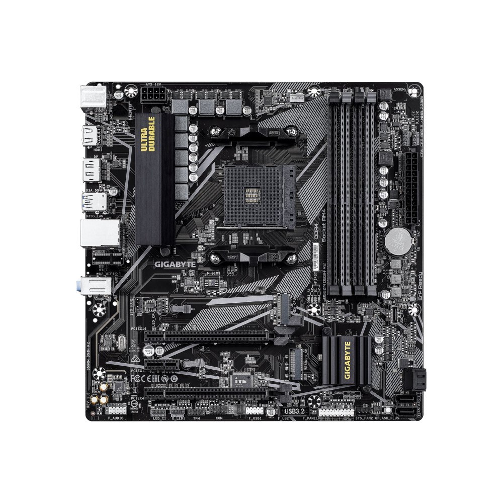 Gigabyte Technology Gigabyte B550M DS3H R2 - moderkort - micro ATX - Socket AM4 - AMD B550