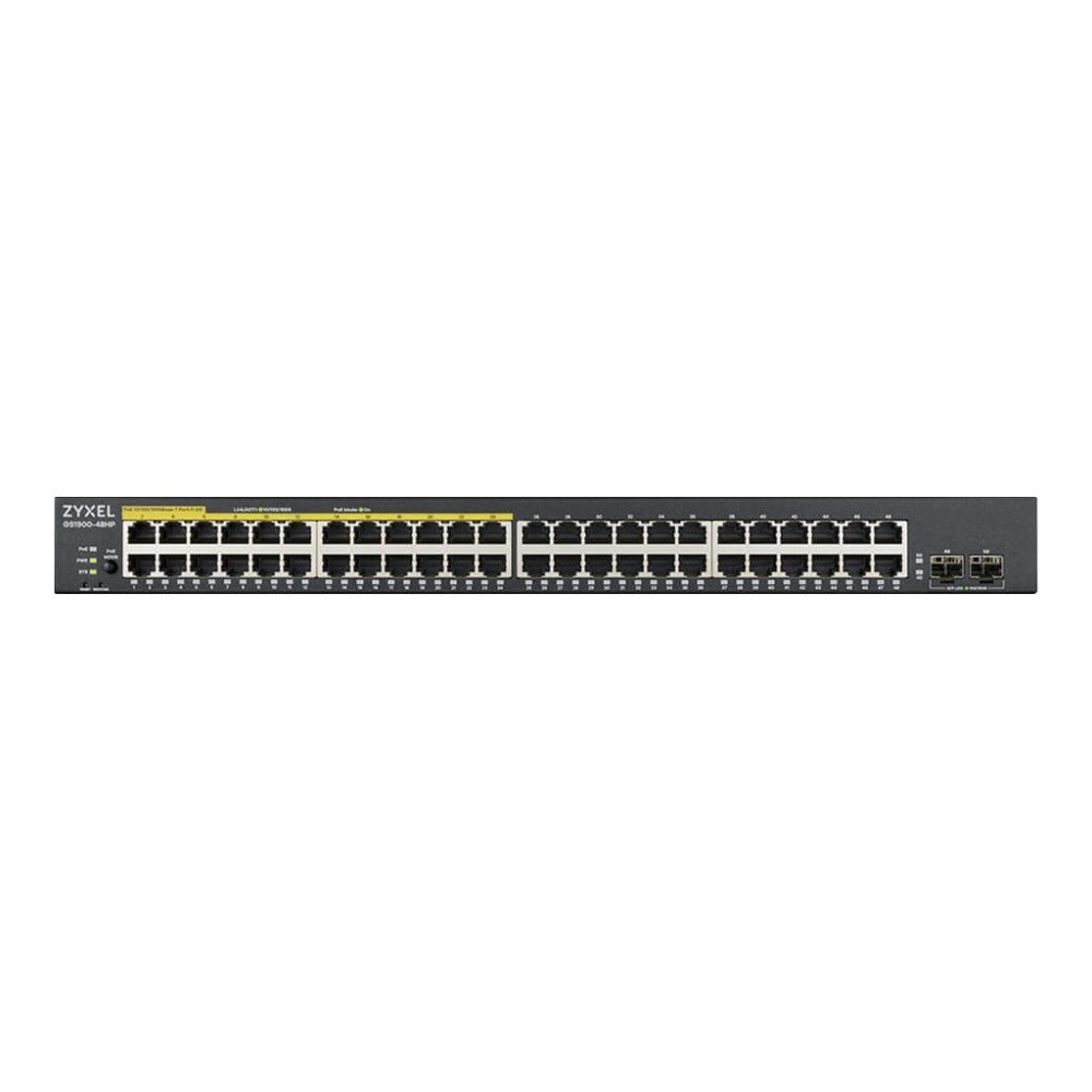 ZyXEL Communications Zyxel GS1900 Series GS1900-48HPv2 - switch - 48 portar - smart - rackmonterbar