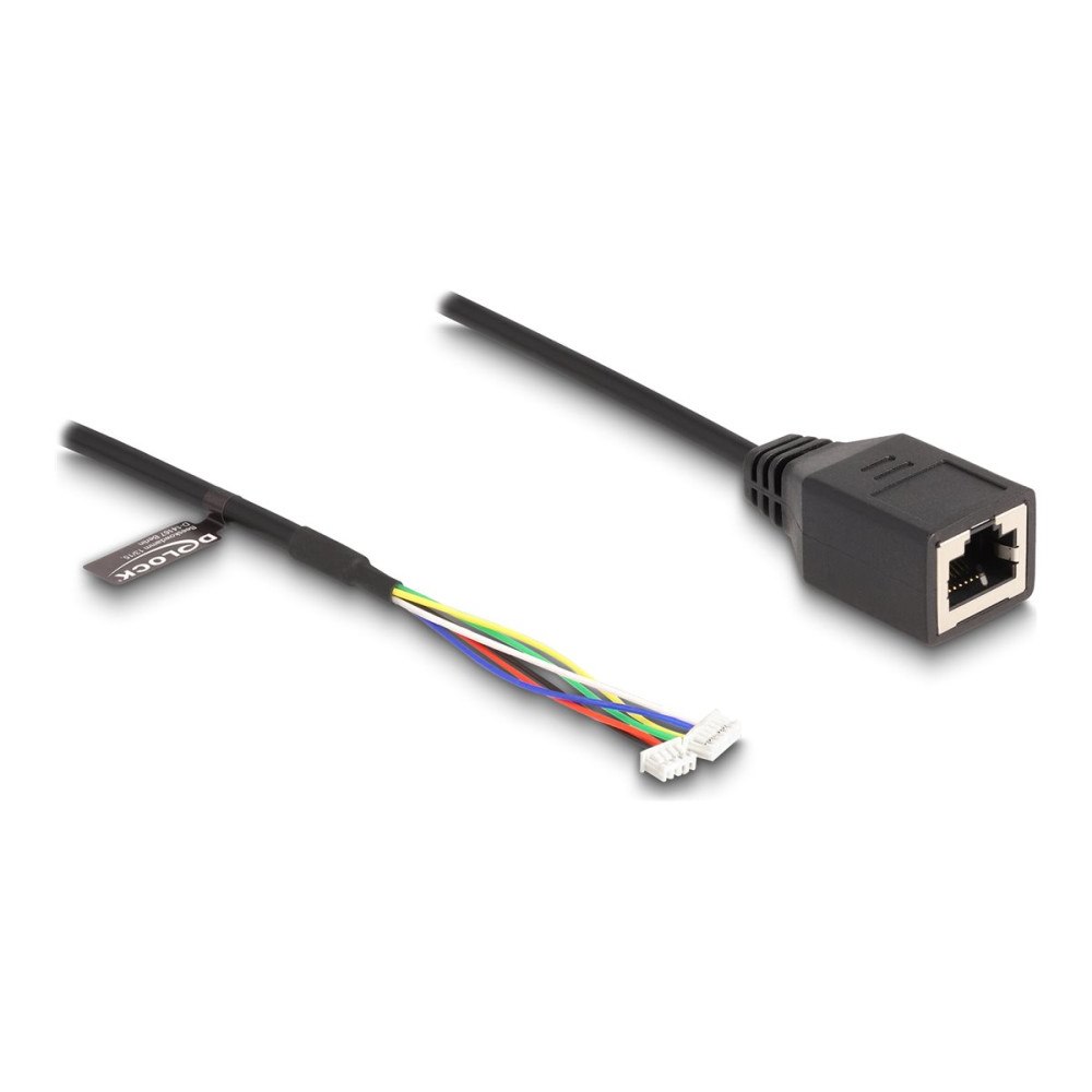 DeLOCK Delock nätverksadapterkabel - 30 cm - svart