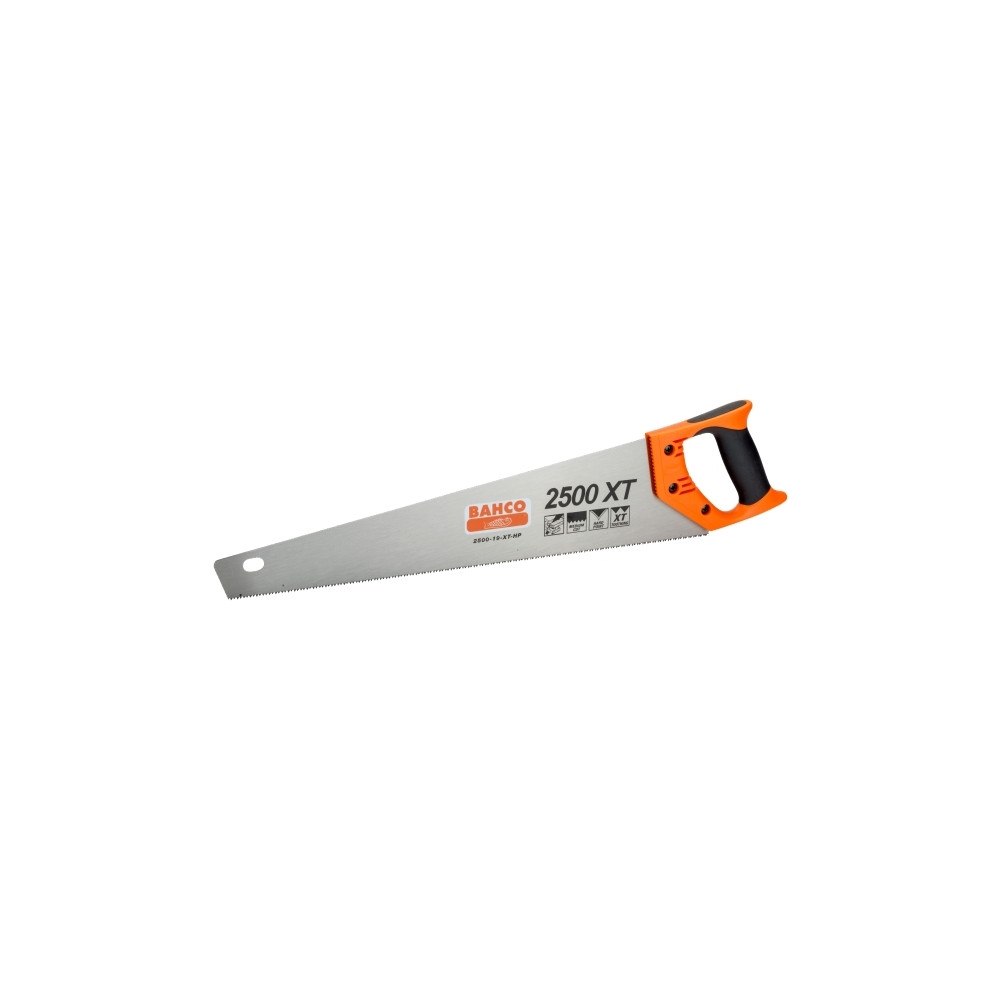 BAHCO Bahco 2500-22-XT-HP, Ryggsåg, Plast, Trä, Svart, Orange, Ros...