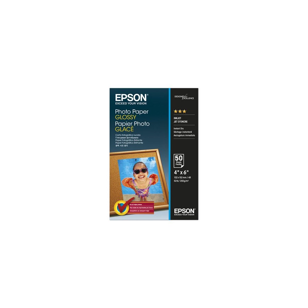 EPSON Epson - fotopapper - blank - 50 ark - 102 x 152 mm - 200 g/m²