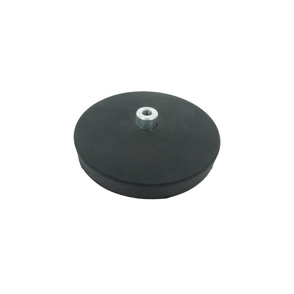 ECLIPSE ECLIPSE Gummiöverdragen neodym-potmagnet med gängad bussning...