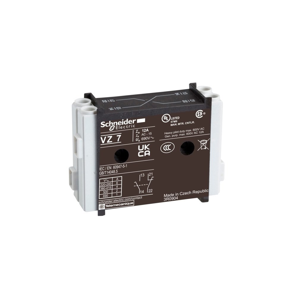 SCHNEIDER ELECTRIC Schneider Electric VZ7, 20 mm, 48,5 mm, 65 mm, Brun, V2 V5 V...