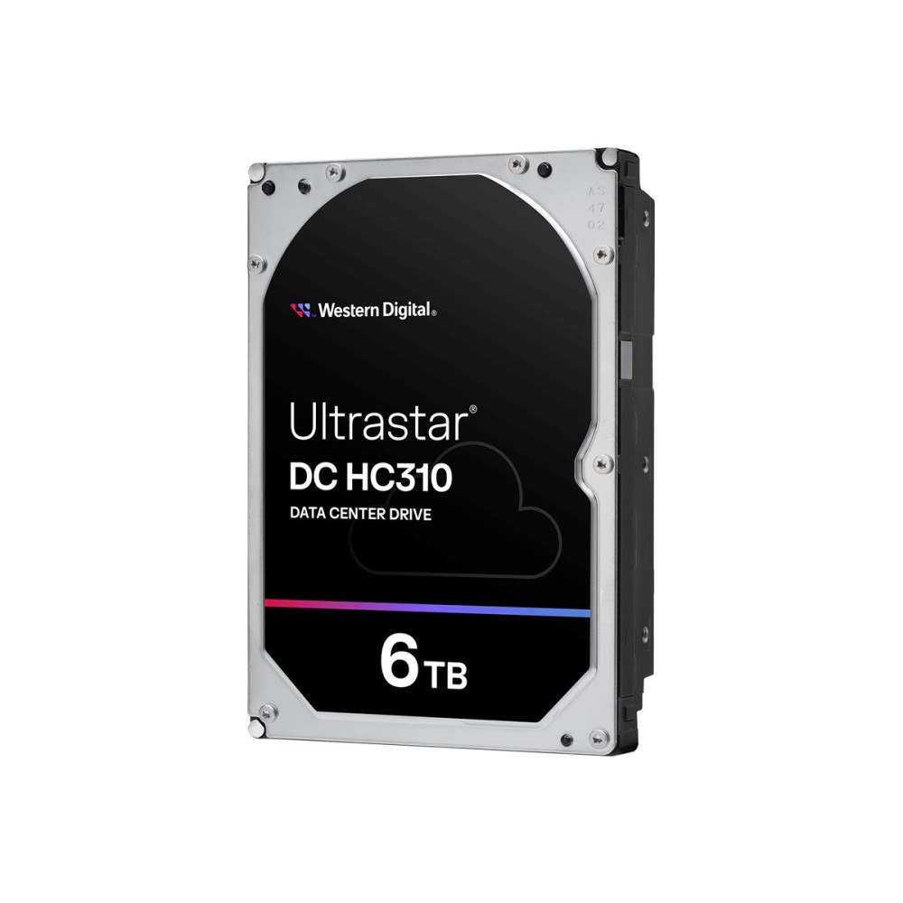 Western Digital WD Ultrastar DC HC310 HUS726T6TAL5204 - hårddisk - 6 TB - SAS 12Gb/s
