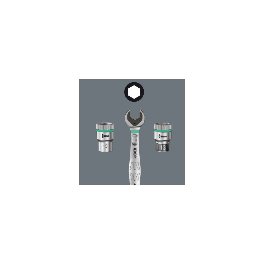 Wera Wera Joker, 17 mm, Rostfritt stål, Stål, Matt, Tyskland, 37,...