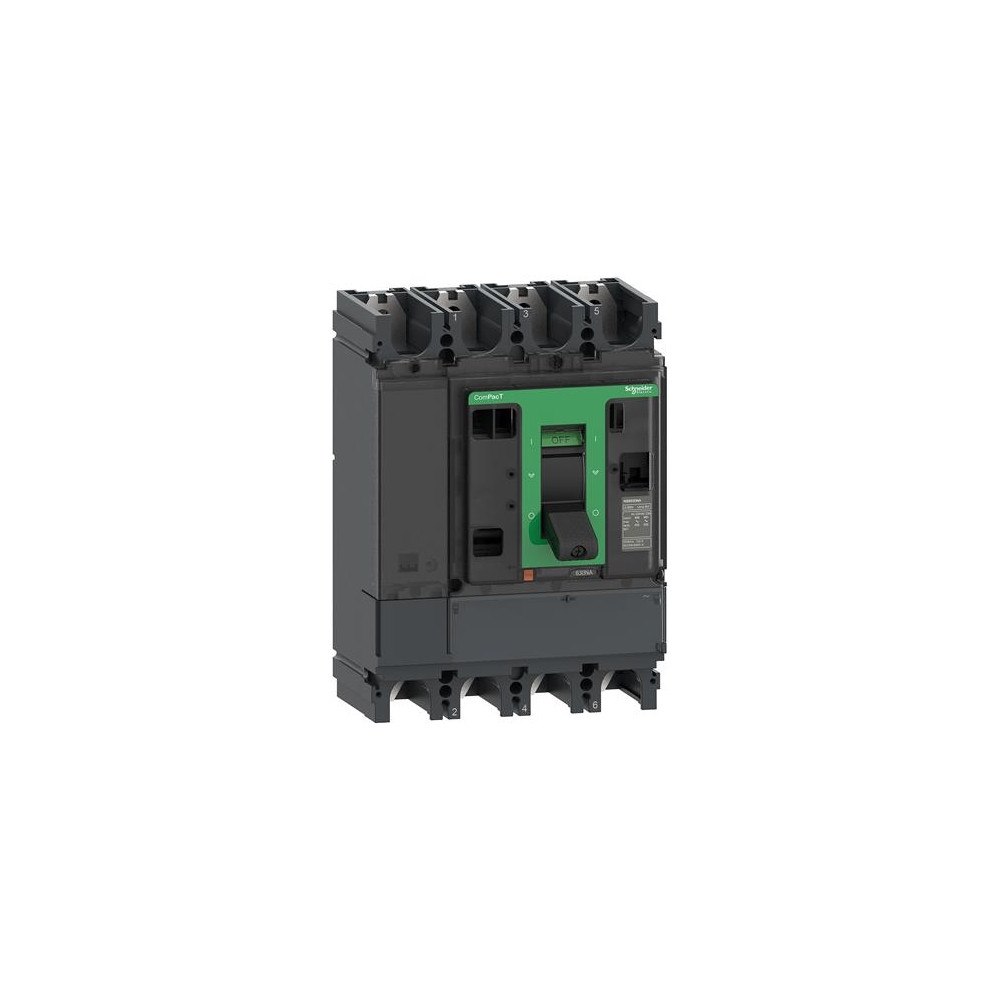 SCHNEIDER ELECTRIC SCHNEIDER ELECTRIC Lastadskiller ComPacT NSX630NA, 4 poler,...