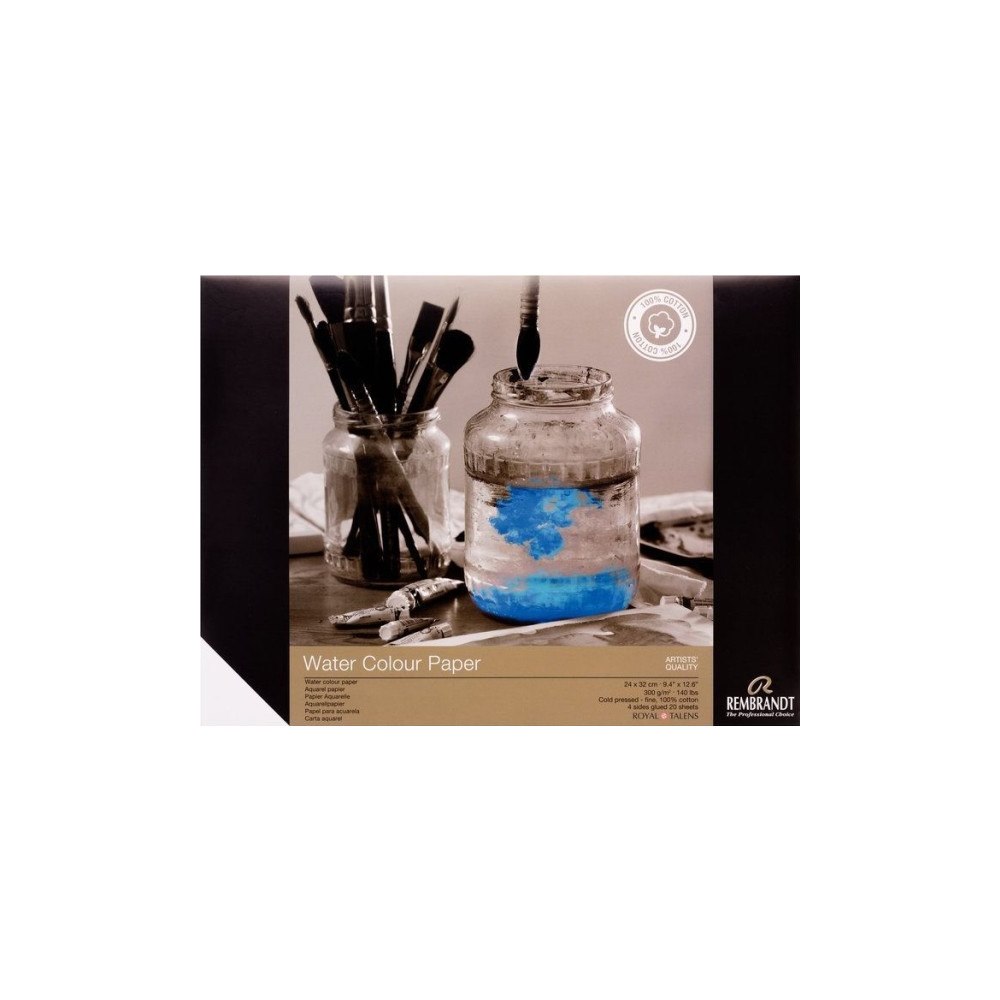 Talens Rembrandt Watercolour paper (100% cotton) | 24 x 32 cm, 300...