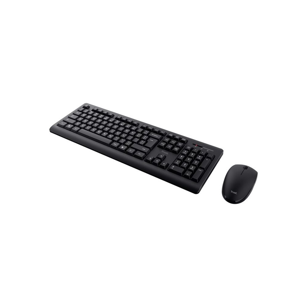 Trust Computer Products Trust Primo - sats med tangentbord och mus - 100% full size - QWERTY - Nordisk - svart Inmatningsenhet