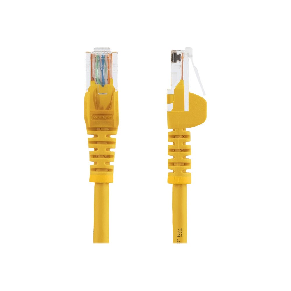 StarTech.com StarTech.com 10m Yellow Cat5e / Cat 5 Snagless Ethernet Patch Cable 10 m - patch-kabel - 10 m - gul