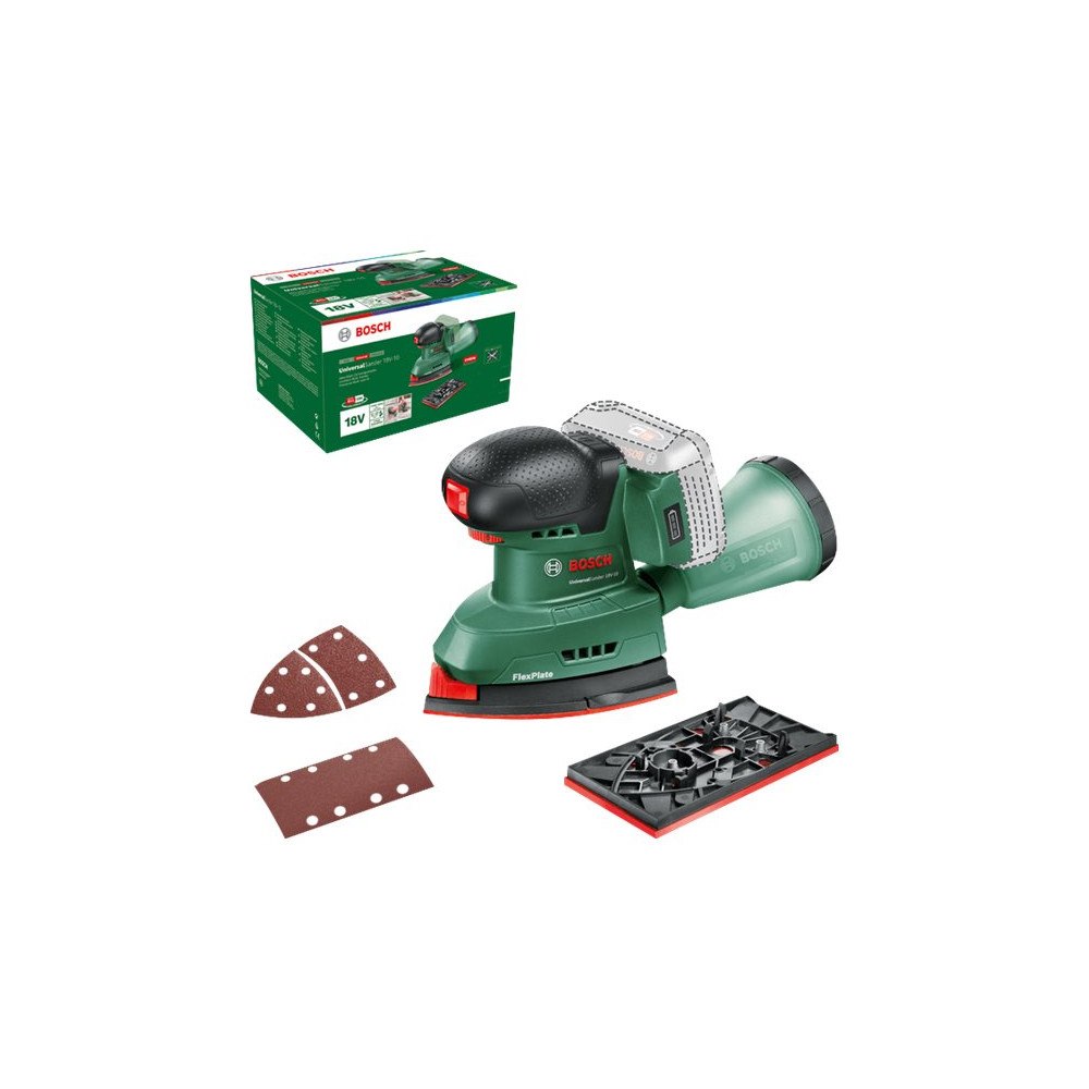 Bosch Group Bosch UniversalSander 18V-10 - deltaslip - sladdlös - inget batteri