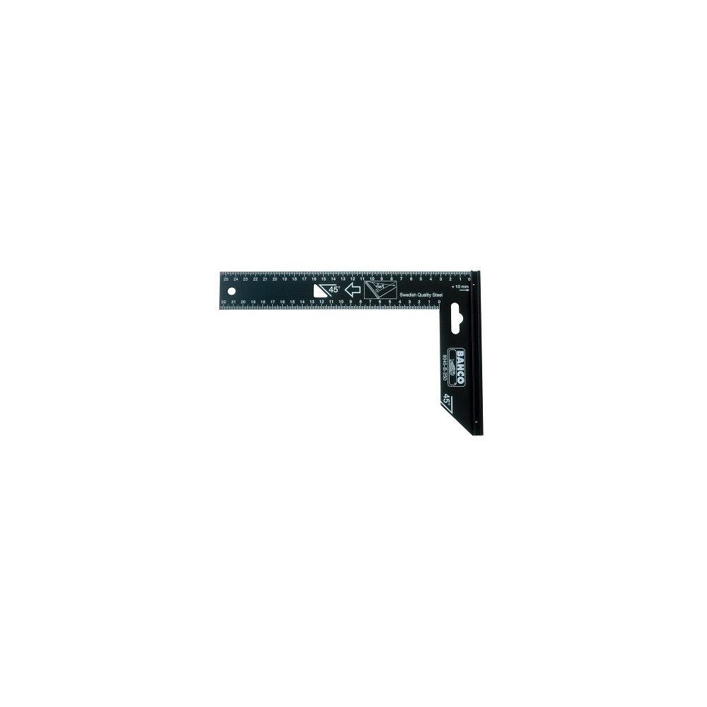 BAHCO Bahco 9045-B-300, Snickarvinkelhake, Svart, Stål, cm, mm, 1...