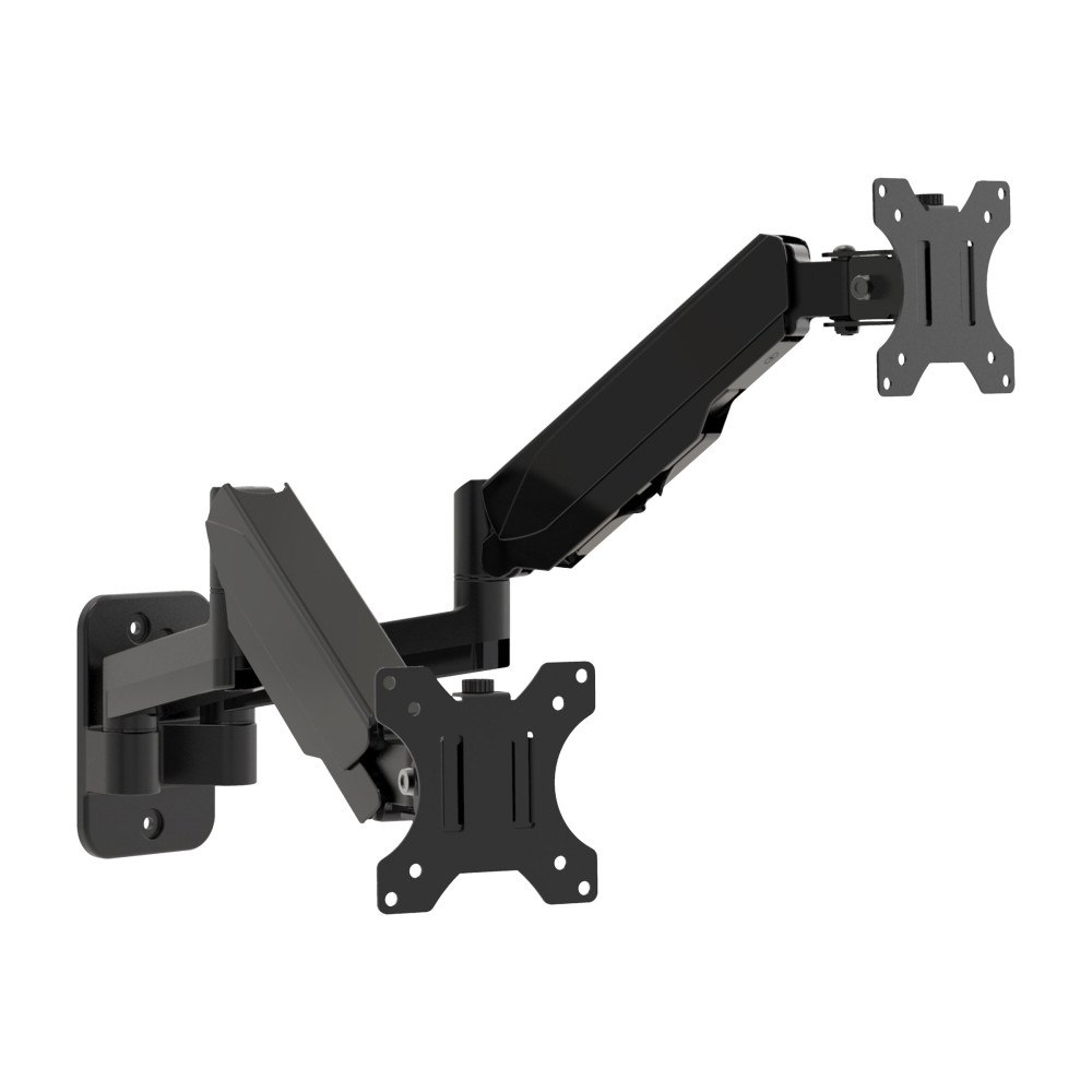 MULTIBRACKETS Multibrackets M Monitormount Wall Basic Dual monteringssats - fullständig rörelse - för 2 LCD-skärm/böjd LCD-skärm - sva...