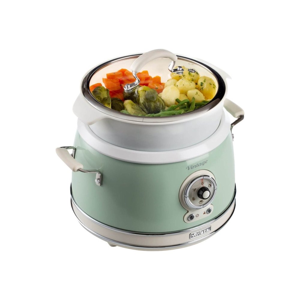 ARIETE Ariete Vintage 2904 - riskokare/långsam kokare - grön