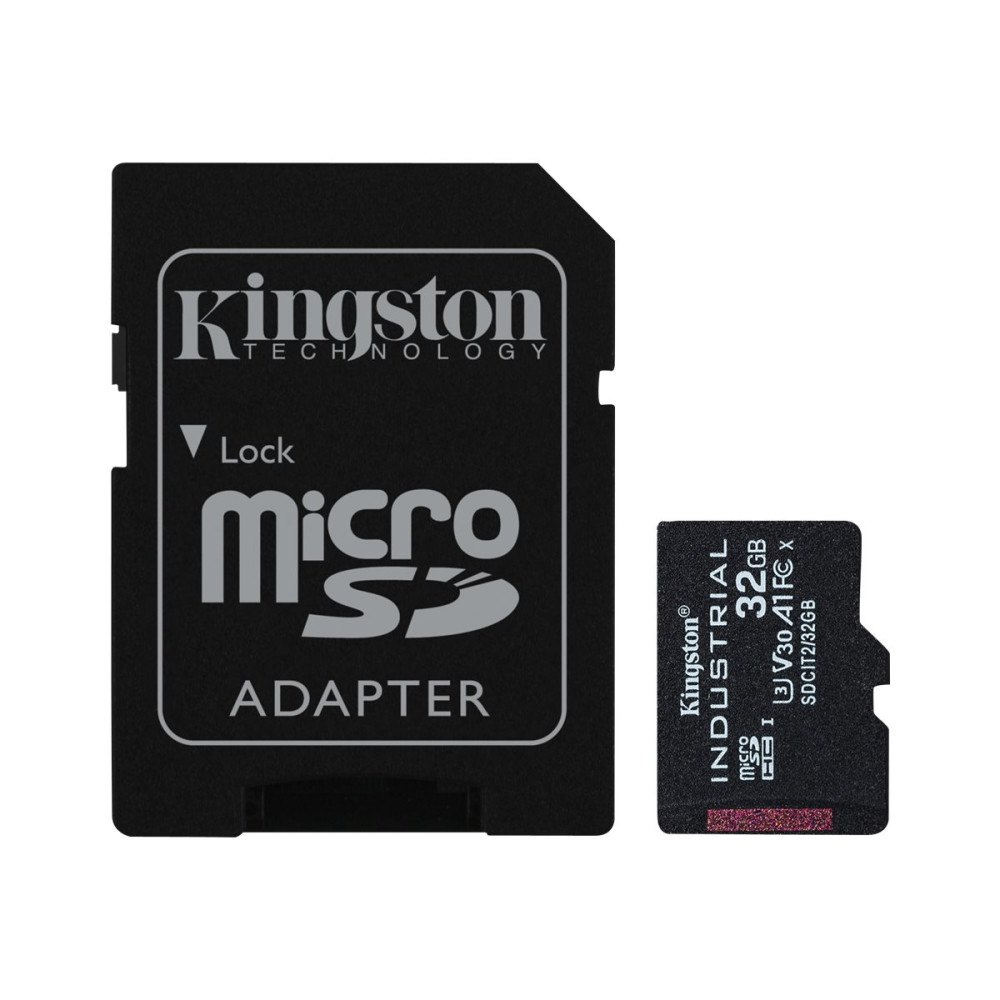 Kingston Kingston Industrial - flash-minneskort - 32 GB - microSDHC UHS-I