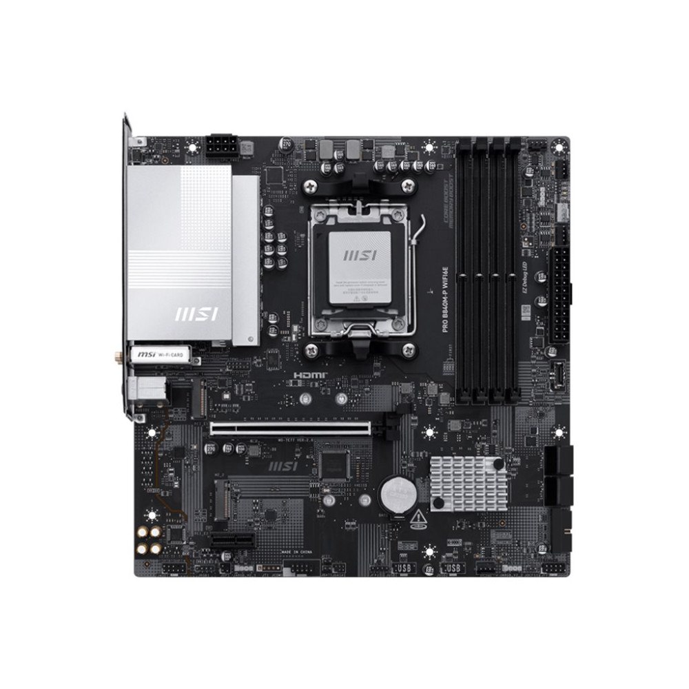MSI MSI PRO B840M-P WIFI6E - moderkort - micro ATX - Socket AM5 - AMD B840